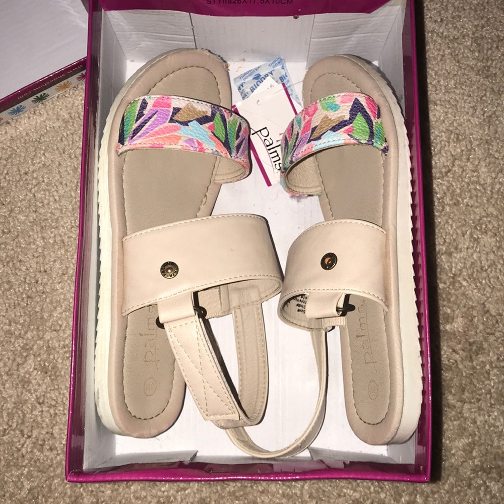 Palms Floral Sandals